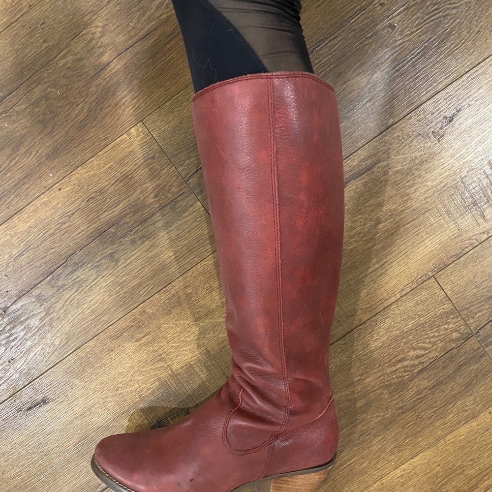 Seychelles Red Riding Boot w Heel (Size 10) - Picture 8 of 11